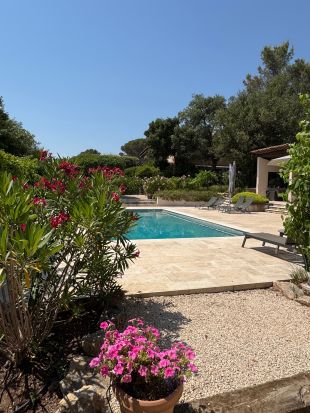 Zwembad met terras en poolhouse