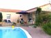 Huis en terras met zwembad <br>Sinds sept 2017 hebben we een zonnescherm, zie foto 2!