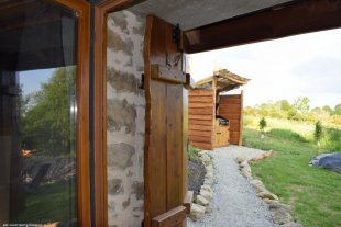 Uitzicht openslaande zijraam