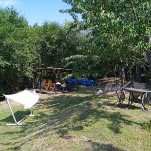 De tuin met zon of schaduw .