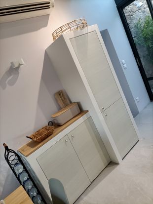 Keuken in woongedeelte 1