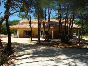 uitzicht op de villa 