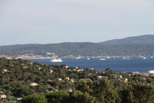 Zicht op de Golf van St Tropez