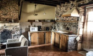 keuken in het Maison des Poires.