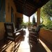  <br>salon d'été sur la terrasse couverte et sécurisée coté sud pour 8 personnes