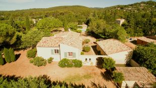 vue aérienne de la propiétée