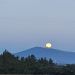 volle maan boven de ventoux (uitzicht vanaf terras) 