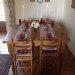 dining table set for lunch in kitchen