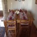 dining table set for lunch in kitchen 