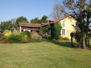 Zicht van uit de tuin.