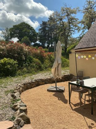 Terras bij de keuken