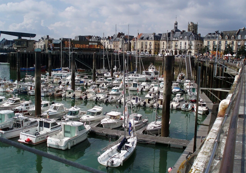 De jachthaven van Dieppe