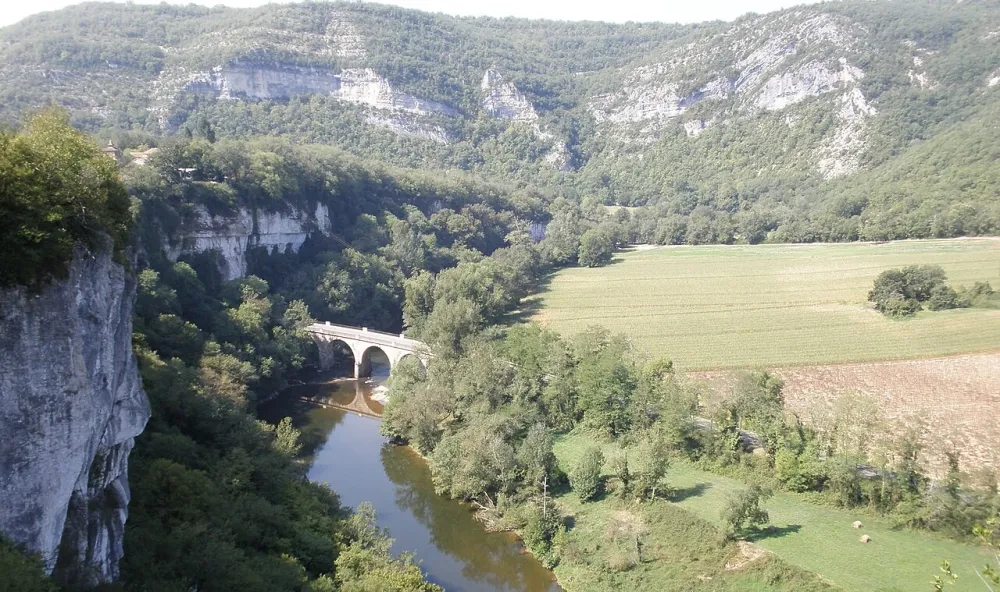 Wandelen bij de Gorges de l'Aveyron