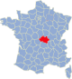 Allier in de Auvergne