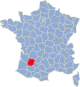 Lot et Garonne in de Aquitaine