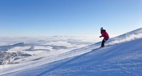 Ski/wintersport in Superbesse Cantal-Auvergne.